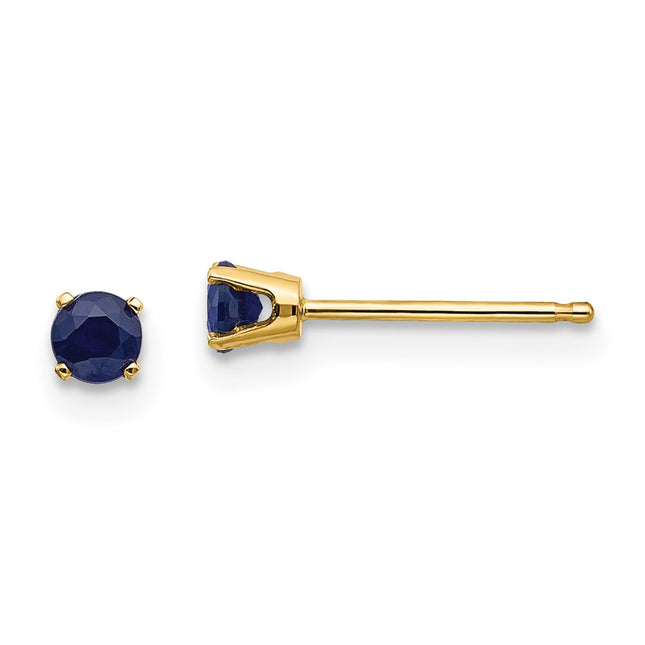 14k Yellow Gold Earrings Style XBE45 - Classique Jewelry Inc.