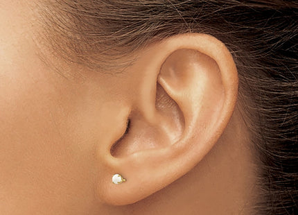 14k Yellow Gold Earrings Style XBE46 - Classique Jewelry Inc.