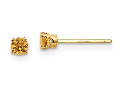 14k Yellow Gold Earrings Style XBE47 - Classique Jewelry Inc.
