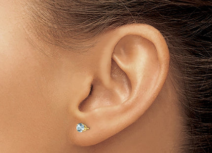 14k Yellow Gold Earrings Style XBE51 - Classique Jewelry Inc.