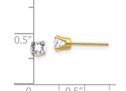 14k Yellow Gold Earrings Style XBE52 - Classique Jewelry Inc.