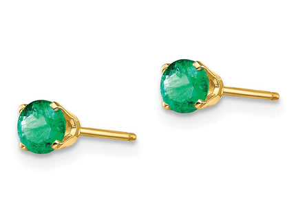 14k Yellow Gold Earrings Style XBE53 - Classique Jewelry Inc.