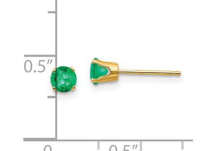 14k Yellow Gold Earrings Style XBE53 - Classique Jewelry Inc.
