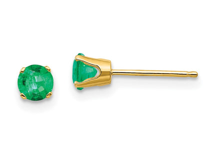 14k Yellow Gold Earrings Style XBE53 - Classique Jewelry Inc.