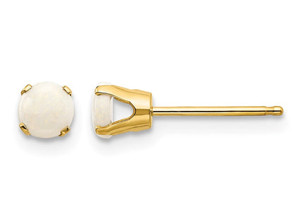 14K gold opal earrings