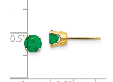 14k Yellow Gold Earrings Style XBE65 - Classique Jewelry Inc.