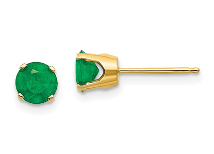 14k Yellow Gold Earrings Style XBE65 - Classique Jewelry Inc.