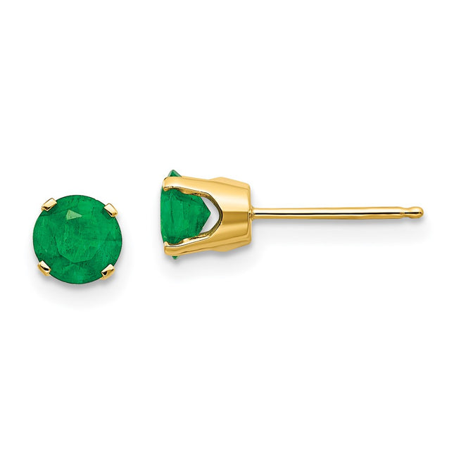 14k Yellow Gold Earrings Style XBE65 - Classique Jewelry Inc.