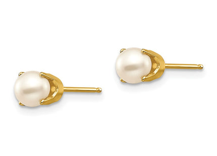 14k Yellow Gold Earrings Style XBE66 - Classique Jewelry Inc.