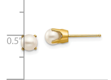 14k Yellow Gold Earrings Style XBE66 - Classique Jewelry Inc.