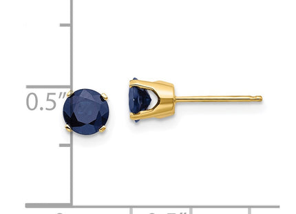 14k Yellow Gold Earrings Style XBE69 - Classique Jewelry Inc.