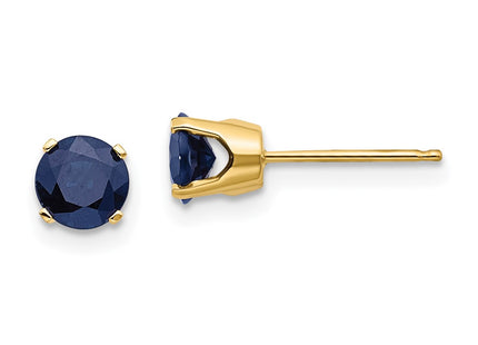 14k Yellow Gold Earrings Style XBE69 - Classique Jewelry Inc.