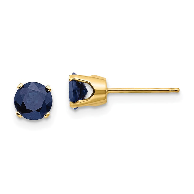 14k Yellow Gold Earrings Style XBE69 - Classique Jewelry Inc.