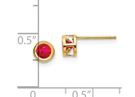 14k Yellow Gold Earrings Style XBE7 - Classique Jewelry Inc.