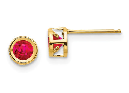 14k Yellow Gold Earrings Style XBE7 - Classique Jewelry Inc.