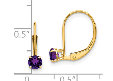 14k Yellow Gold Earrings Style XBE74 - Classique Jewelry Inc.