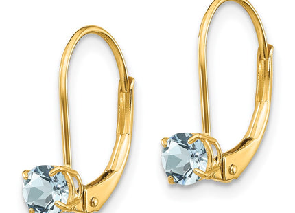 14k Yellow Gold Earrings Style XBE75 - Classique Jewelry Inc.