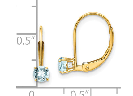 14k Yellow Gold Earrings Style XBE75 - Classique Jewelry Inc.