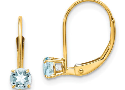 14k Yellow Gold Earrings Style XBE75 - Classique Jewelry Inc.