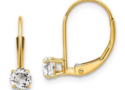 14k Yellow Gold Earrings Style XBE76 - Classique Jewelry Inc.