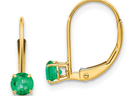 14k Yellow Gold Earrings Style XBE77 - Classique Jewelry Inc.