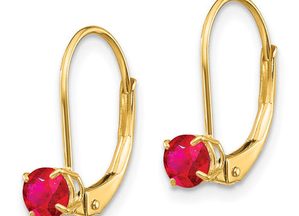 14k Yellow Gold Earrings Style XBE79 - Classique Jewelry Inc.