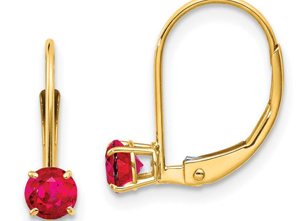 14k Yellow Gold Earrings Style XBE79 - Classique Jewelry Inc.