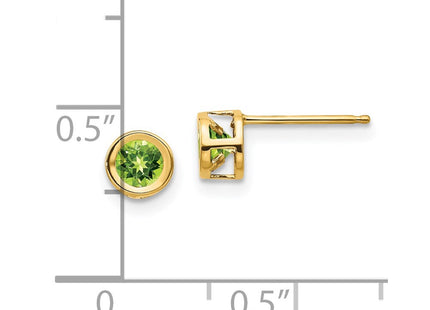 14k Yellow Gold Earrings Style XBE8 - Classique Jewelry Inc.
