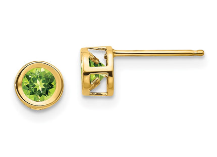 14k Yellow Gold Earrings Style XBE8 - Classique Jewelry Inc.