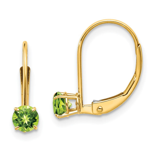 14k Yellow Gold Earrings Style XBE80 - Classique Jewelry Inc.