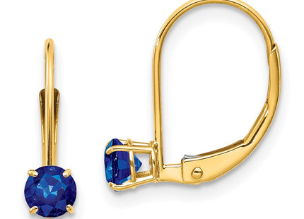 14k Yellow Gold Earrings Style XBE81 - Classique Jewelry Inc.
