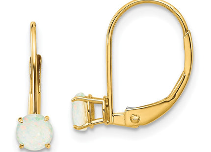 14k Yellow Gold Earrings Style XBE82 - Classique Jewelry Inc.