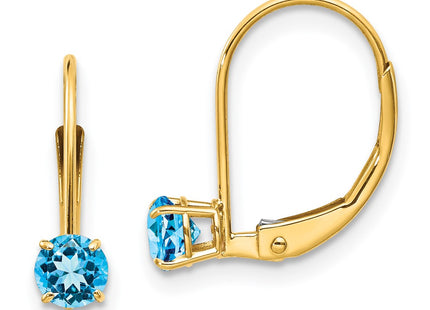 14k Yellow Gold Earrings Style XBE84 - Classique Jewelry Inc.