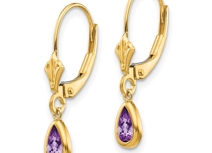 14k Yellow Gold Earrings Style XBE86 - Classique Jewelry Inc.
