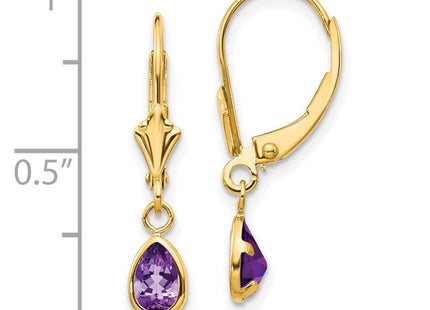 14k Yellow Gold Earrings Style XBE86 - Classique Jewelry Inc.