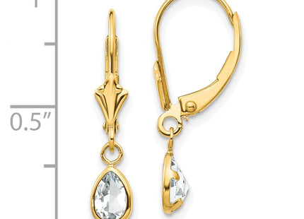 14k Yellow Gold Earrings Style XBE88 - Classique Jewelry Inc.