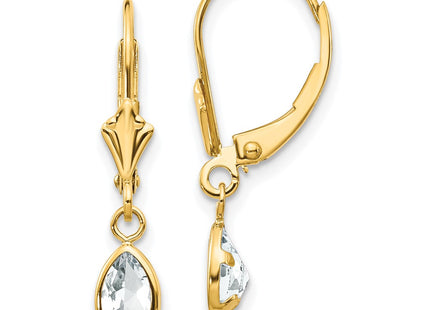 14k Yellow Gold Earrings Style XBE88 - Classique Jewelry Inc.