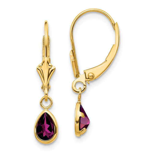 14k Yellow Gold Earrings Style XBE90 - Classique Jewelry Inc.