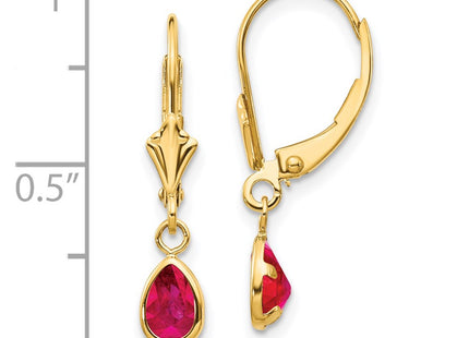 14k Yellow Gold Earrings Style XBE91 - Classique Jewelry Inc.