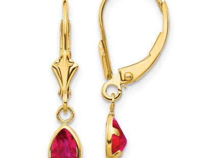 14k Yellow Gold Earrings Style XBE91 - Classique Jewelry Inc.