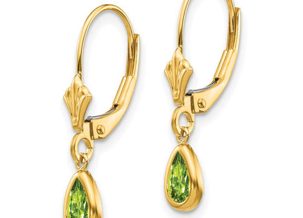 14k Yellow Gold Earrings Style XBE92 - Classique Jewelry Inc.