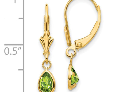 14k Yellow Gold Earrings Style XBE92 - Classique Jewelry Inc.