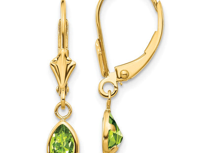 14k Yellow Gold Earrings Style XBE92 - Classique Jewelry Inc.