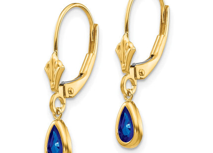 14k Yellow Gold Earrings Style XBE93 - Classique Jewelry Inc.