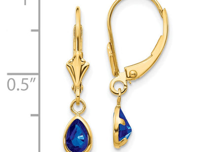 14k Yellow Gold Earrings Style XBE93 - Classique Jewelry Inc.