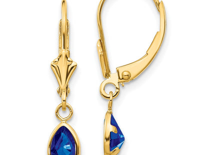 14k Yellow Gold Earrings Style XBE93 - Classique Jewelry Inc.