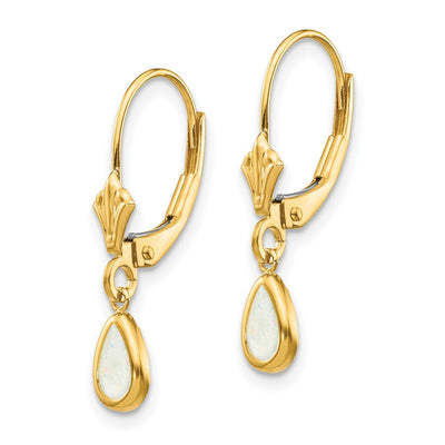 14K Opal/October Earrings