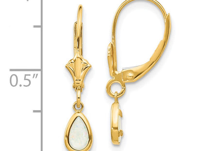 14k Yellow Gold Earrings Style XBE94 - Classique Jewelry Inc.