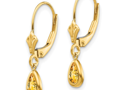 14k Yellow Gold Earrings Style XBE95 - Classique Jewelry Inc.