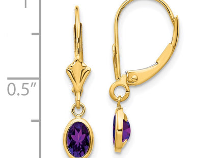 14k Yellow Gold Earrings Style XBE98 - Classique Jewelry Inc.